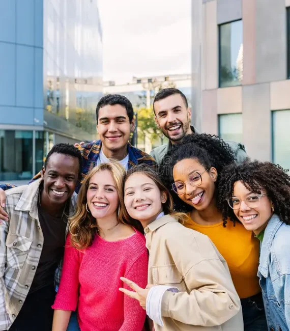 vertical-portrait-young-group-diverse-people-smiling-camera-outdoors-happy-millennial-college-students-enjoying-time-298096162